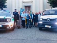 OZEGNA - Inaugurati i nuovi mezzi della polizia locale e dei cantonieri - FOTO