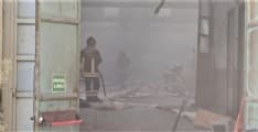 RIVAROLO CANAVESE - Incendio nella fabbrica abbandonata: terzo episodio in tre settimane. E' caccia agli idioti - FOTO e VIDEO