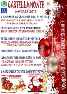 CASTELLAMONTE - Babbo Natale arriva in carrozza per accogliere grandi e piccini