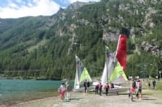 CERESOLE REALE - Velisti sul lago con il team di «Luna Rossa Challenge»