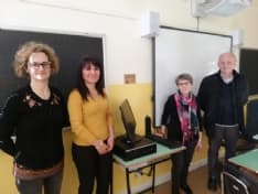 FORNO CANAVESE - Una lavagna interattiva in dono alla scuola - FOTO