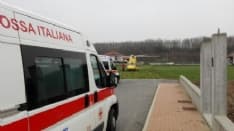 SAN GIORGIO - Intervento dell'elisoccorso per soccorrere un 33enne