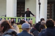 IVREA - Il sindaco di Colleretto Castelnuovo dal palco no-pass: «La maggioranza è contraria al certificato verde» - VIDEO