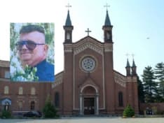CASTELLAMONTE - Si sono svolti questa mattina i funerali di Roberto Frola: aveva 66 anni