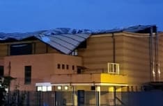 CANAVESE - Forte temporale nella notte, danni a Chivasso: scoperchiato il PalaLancia