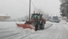 CANAVESE SOTTO LA NEVE - Anche in pianura strade e tetti imbiancati - FOTO