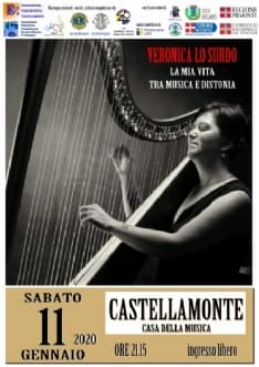 CASTELLAMONTE - Conferenza concerto di Veronica Lo Surdo sulla «distonia focale»