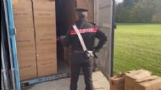 LEINI - 24 mila paia di scarpe false sequestrate dai carabinieri: valore 1,5 milioni di euro. Due marocchini arrestati - FOTO e VIDEO