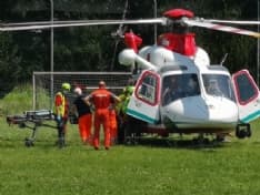 SALASSA - Ustionato mentre cucina in casa: 39enne trasportato in elicottero al Cto - FOTO e VIDEO