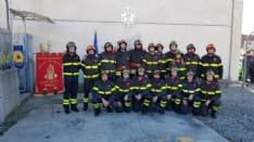 RIVAROLO - I vigili del fuoco hanno celebrato Santa Barbara - FOTO