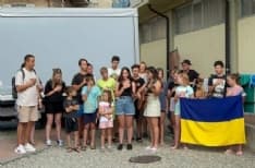 CASTELLAMONTE - 26 orfani arrivati dall'Ucraina accolti in città: sono scappati dall'inferno dell'orfanotrofio di Mariupol