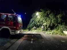 NUBIFRAGIO IN CANAVESE - Allagato il sottopasso di Rivarolo, alberi abbattuti e un incidente stradale - FOTO e VIDEO