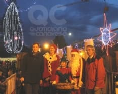 RIVARA - Con Cristina Chiabotto, splende l'albero di Natale più alto d'Europa - FOTO e VIDEO