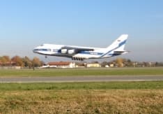 CASELLE - Il gigantesco Antonov ha lasciato il Pertini - FOTO e VIDEO