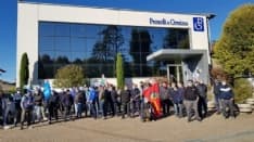 FAVRIA - Giornata di sciopero per i lavoratori della «Perardi e Gresino» - FOTO e VIDEO