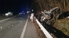 LEINI-LOMBARDORE - Un morto e tre feriti nell'ennesimo incidente sulla 460: vittima un ragazzo di 27 anni - FOTO