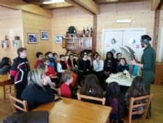 VALPRATO SOANA - Studenti a scuola sulla neve a Piamprato - FOTO