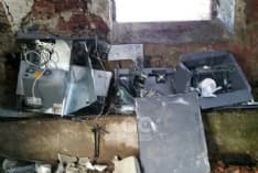 MAPPANO - RITROVATO IL BANCOMAT RUBATO ALL'UNICREDIT DI RIVAROLO CANAVESE - FOTO