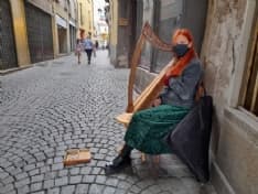 CUORGNE' - Le magiche atmosfere celtiche rivivono grazie all'arpista Martina Merlo - FOTO