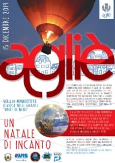 AGLIE' - Una mongolfiera in piazza Castello per ammirare il paese dall'alto e fare del bene