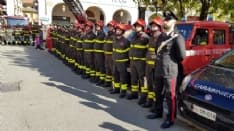 CASTELLAMONTE - Tanta commozione nel ricordo dei tre vigili del fuoco caduti a Quargnento - FOTO e VIDEO