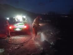 RUEGLIO-CORIO - Boschi a fuoco, doppio intervento dei volontari Aib contro gli incendi - FOTO