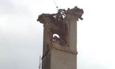 CAMPANILE CROLLATO A VALPERGA: «SIAMO VIVI PER MIRACOLO» - FOTO e VIDEO