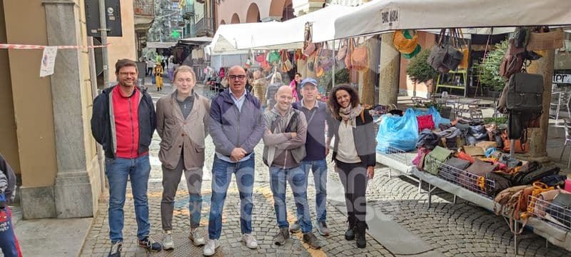 RIVAROLO CANAVESE - Il mercato del sabato è tornato in centro - FOTO