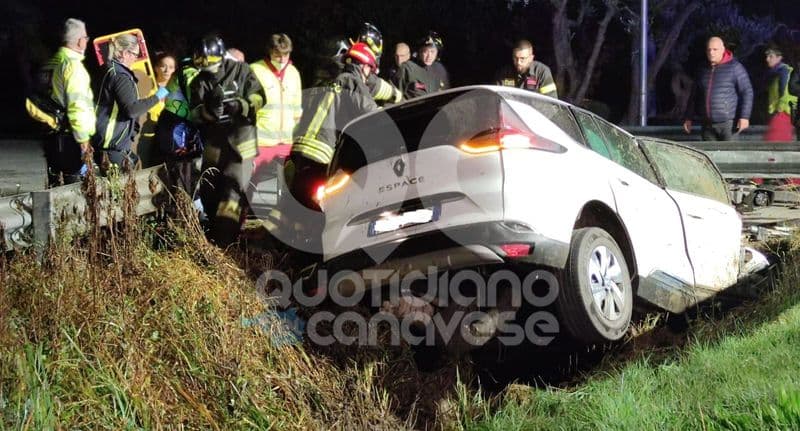 TRAGEDIA A BUSANO - Terribile schianto sulla provinciale per Front: morta una persona - FOTO e VIDEO