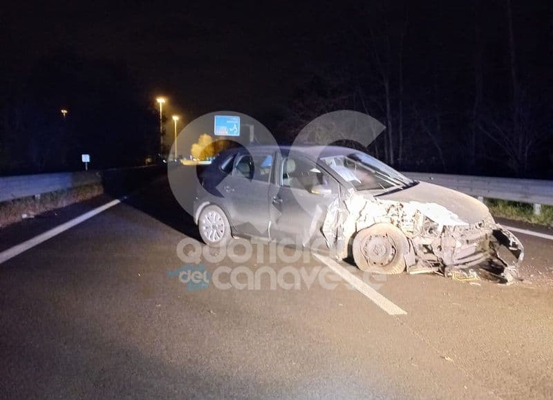 COLLERETTO GIACOSA - Un altro incidente stradale sulla Pedemontana