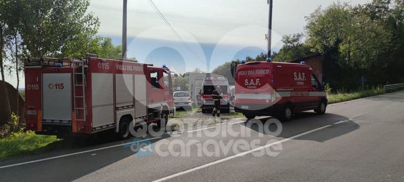 RIVARA - Punto dai calabroni si sente male mentre è al lavoro su traliccio: paura per un tecnico della telefonia - FOTO e VIDEO