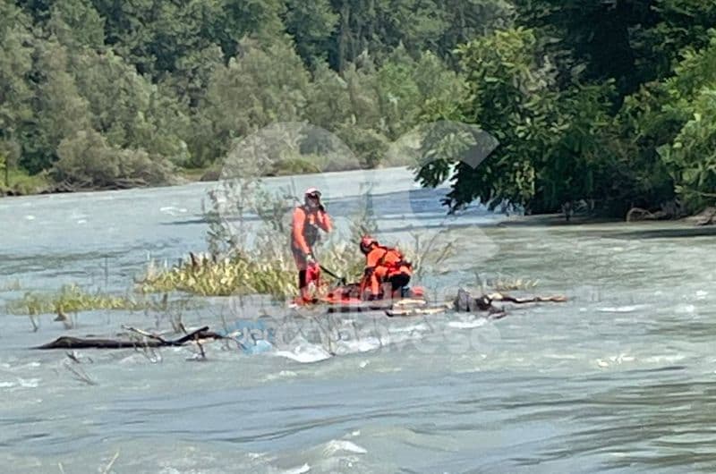 TRAGEDIA SULLA DORA - Un uomo è morto annegato a Rondissone, inutili tutti i soccorsi - FOTO
