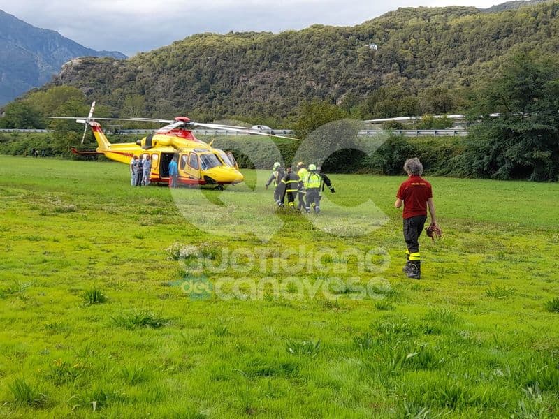 CUORGNE' - Se la caverà il parapendista caduto in fase di atterraggio a Salto - FOTO e VIDEO