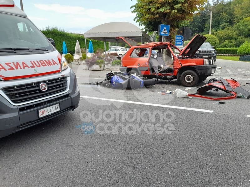 INCIDENTE MORTALE A BALDISSERO - Scontro moto-auto a Pramonico: morta una donna, centauro grave al CTO - FOTO