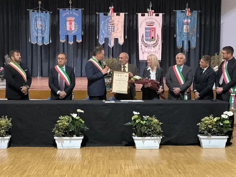CANAVESE - Il luogotenente dei carabinieri Angelo Pilia cittadino onorario di Agliè, Bairo, Ciconio, Ozegna e Torre - FOTO e VIDEO