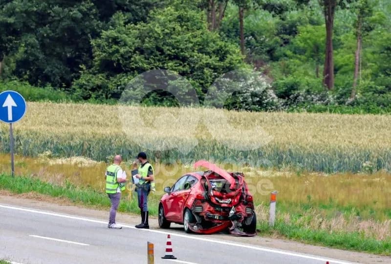 INCIDENTE MORTALE SULLA IVREA-SANTHIA' - Scontro auto-moto ad Albiano: muore motociclista di Pavone Canavese