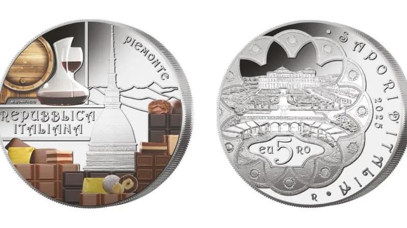 REGIONE - Barolo e Cioccolato del Piemonte nella nuova moneta della Zecca dello Stato - VIDEO