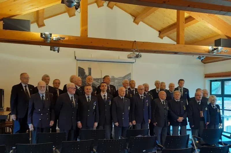 BOLLENGO - I presidenti delle sezioni dell'Associazione Arma Aeronautica in Canavese