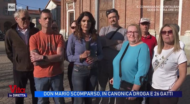 BOSCONERO-SAN BENIGNO - Parrocchiani alla «Vita in Diretta» su Rai Uno per dare sostegno a Don Mario Viano - FOTO