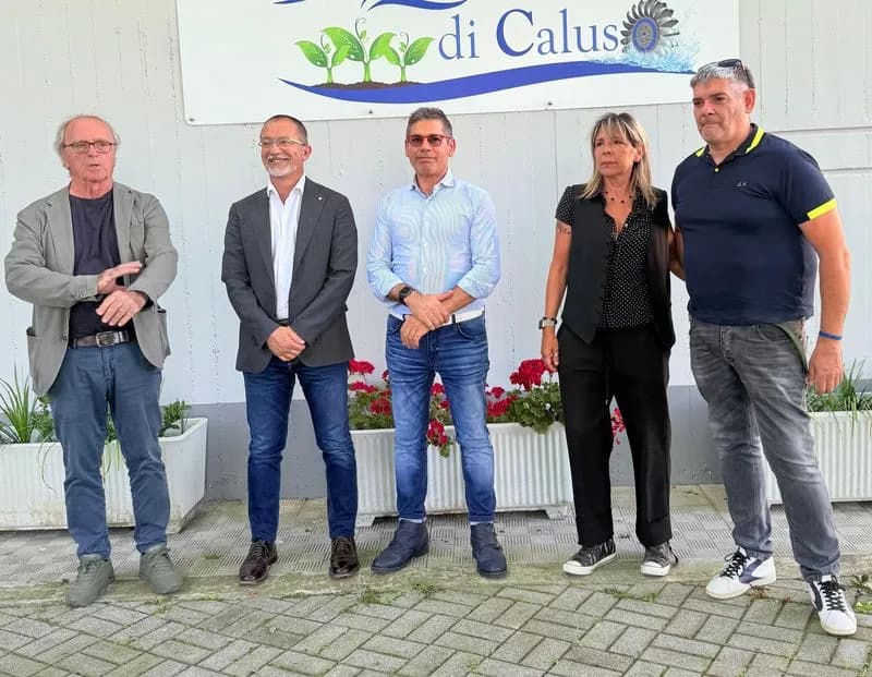 CALUSO-SAN GIORGIO - Sopralluogo di Bartoli e Vignale al Canale Caluso - FOTO