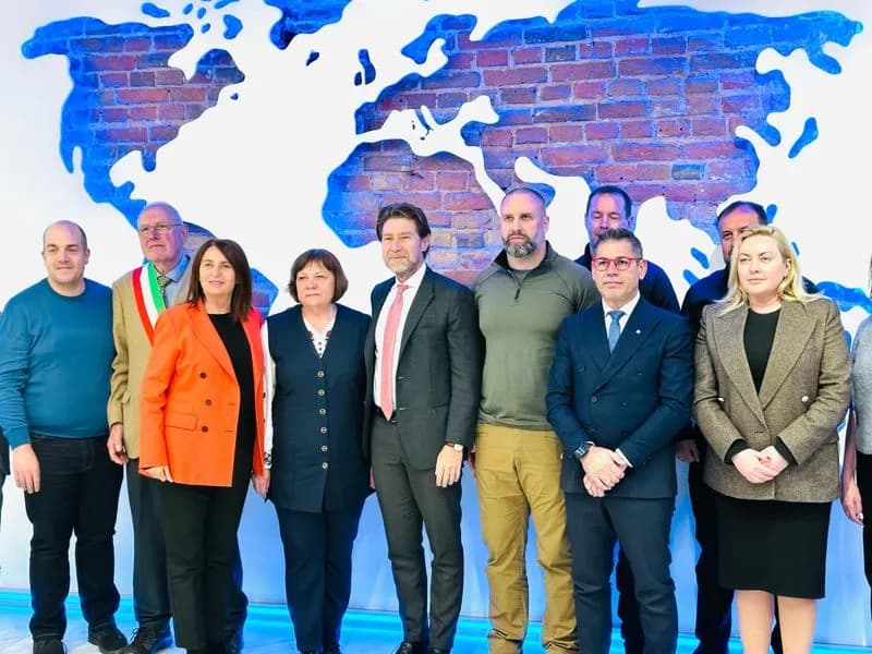 MISSIONE DAL CANAVESE ALL'UCRAINA - Cittadinanza onoraria a Sergio Bartoli: a Kyiv l'incontro con la leadership di Kharkiv - FOTO