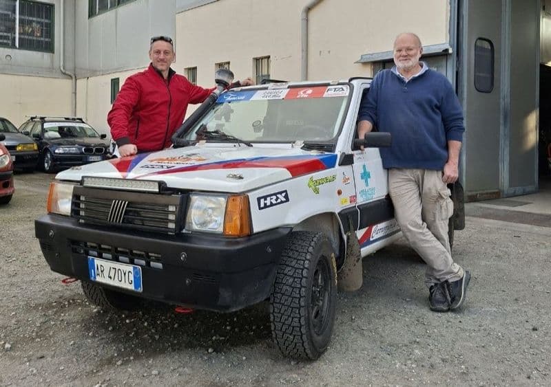 CANAVESE - Un canavesano e un chierese al Panda Raid 2026 a bordo di una Panda 4x4