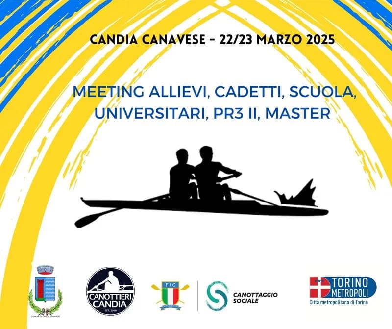 CANDIA CANAVESE - Due giorni dedicati al canottaggio sul lago con il Meeting Nord