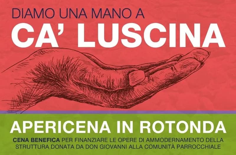 CASTELLAMONTE - Un'apericena solidale nella Rotonda Antonelliana per dare una mano a Ca' Luscina