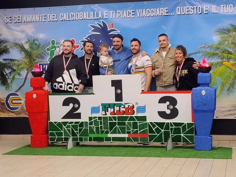 CASTELLAMONTE - Da Campo al sogno mondiale: Christian Ardissone è campione italiano di calciobalilla - FOTO
