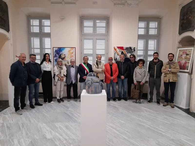 CASTELLAMONTE - Inaugurata a palazzo Botton la mostra «Materia forma colore 2.0» - FOTO e VIDEO