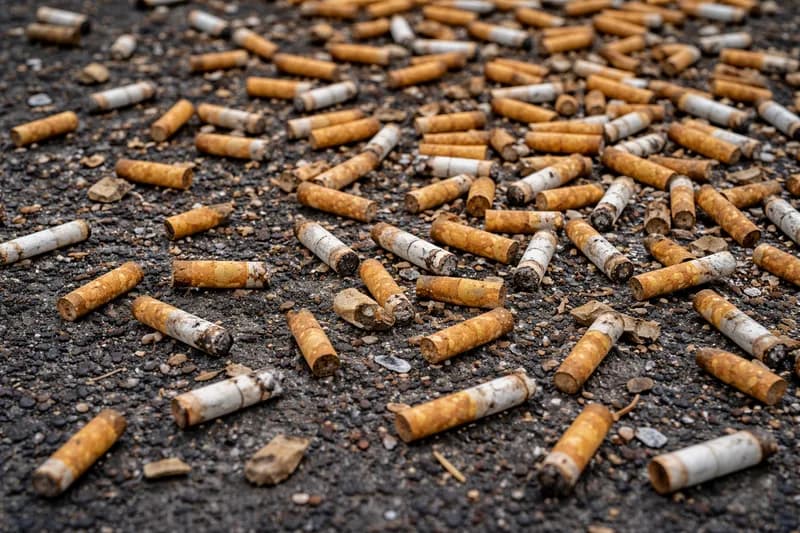 CASTELLAMONTE - Nel 2025 recuperati in città 4633 mozziconi di sigaretta