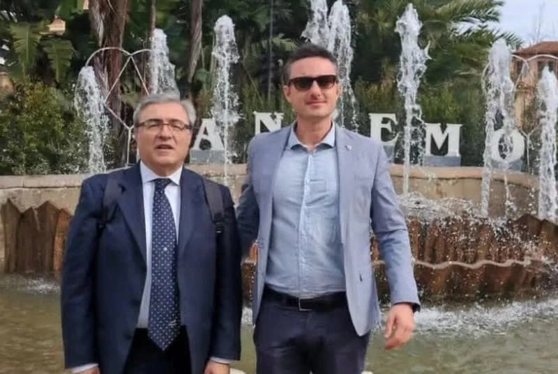 CASTELLAMONTE - Il sindaco Pasquale Mazza a Sanremo (ma non per cantare al Festival)