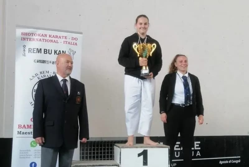 CASTELLAMONTE - A Chiara Vernetti But il primo trofeo di karate Città Metropolitana di Torino - FOTO