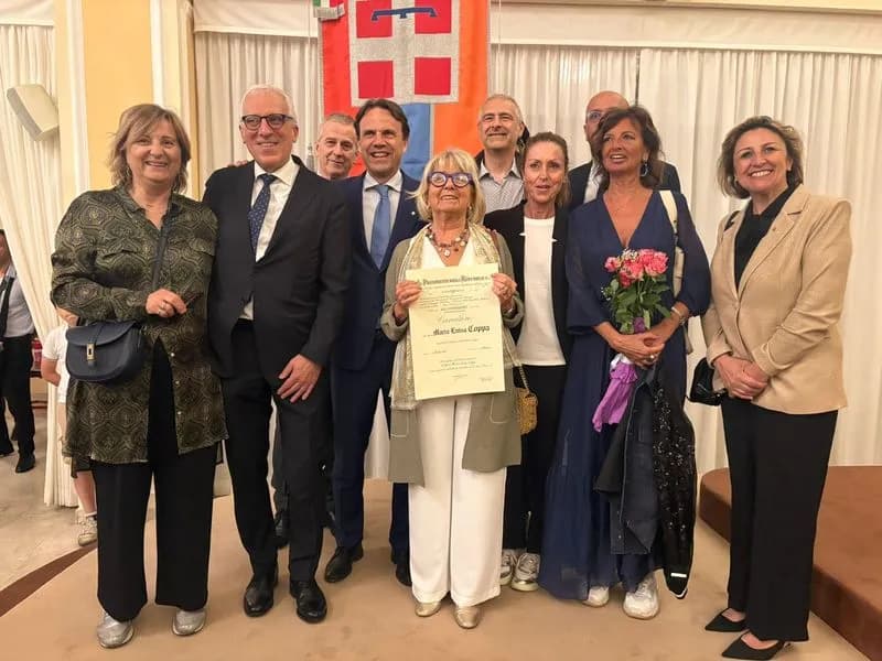 CHIVASSO - Maria Luisa Coppa nominata Cavaliere della Repubblica